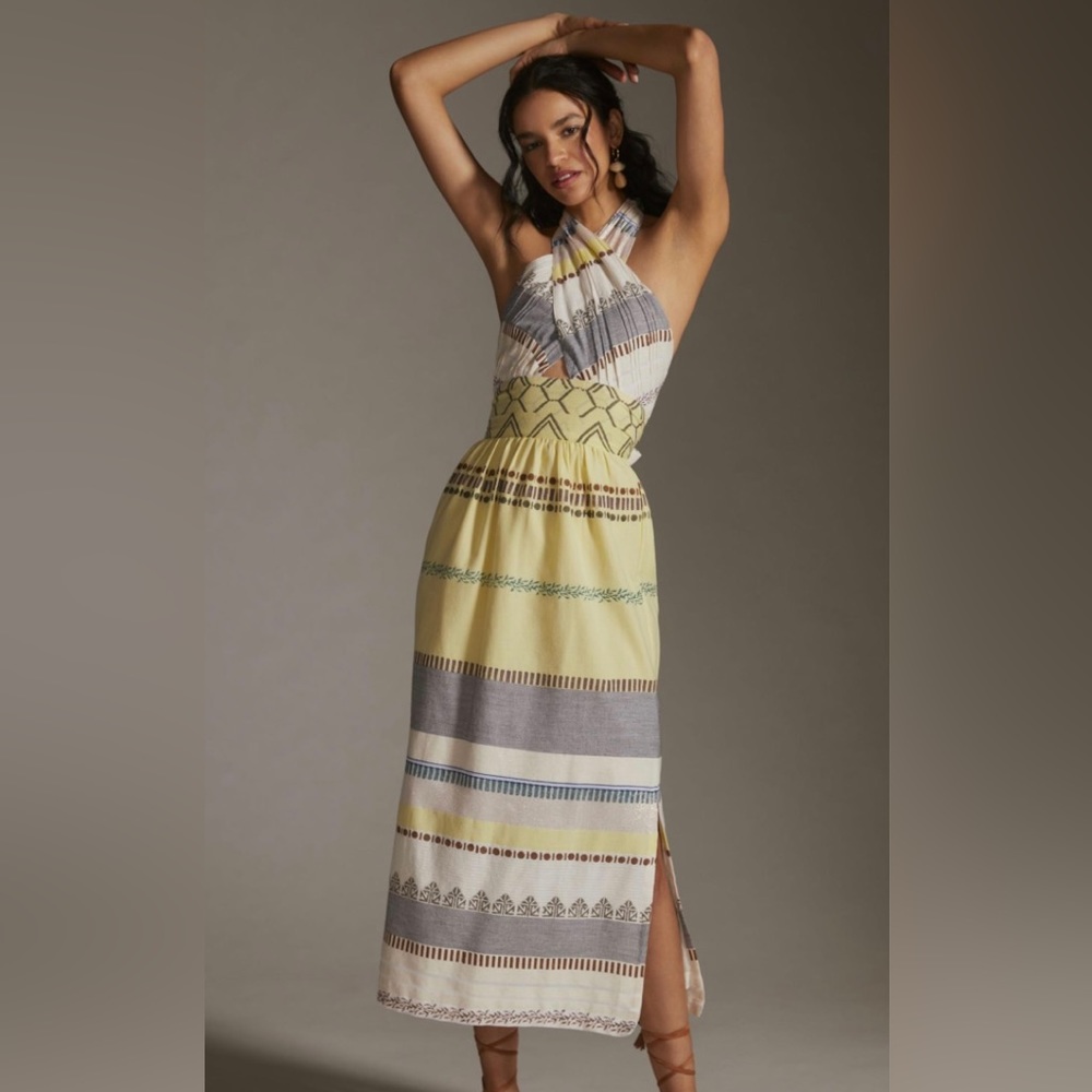 Verb by Pallavi Singhee Halter Maxi Dress